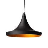 SINOMAN Black Hanging Lights for Living Room/Pendant Lights for Ceiling/Hanging Lamps for Home Decoration/Decorative Hanging Lights,Metal (Tulip, Without Bulb)