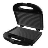 Crompton Instaserve Grill 800 Watts Sandwichmaker with Powerful Heating element (Black), Smal