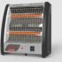 Usha 2 Rod 800 Watt Quartz Heater with Low Power Consumption and Tip Over Protection (4302, Grey)