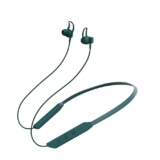 TEMPT® Rush Bluetooth 5.2 Neckband For Men & Women with OxyAcoustics™ Technology, Upto 35 Hrs Playback, 10mm Drivers, Xtreme Noise Cancellation, Qualcomm Chipset, IPX7 Wireless Earphone (Olive)