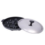 SPRINGWAY – Brand of Happiness® | Appapatram Grill 3 Layer Non-Stick 12 Cavity, Black