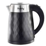 Vandelay (UK) VK900 Electric Kettle (1.8L) – Double Wall, Cool Touch Kettle with Dry-Boil Protection (Black)