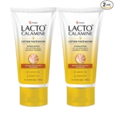 Lacto Calamine Ubtan Face Wash for Glowing Skin | Natural Face Wash with Sandalwood, Saffron, Neem, Almond & Turmeric | Exfoliating Facewash reduces Tan | Sulphate, Paraben Free | 100 ml Pack of 