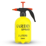 Crasts Pressure Spray Pump | Gardening Water Sprayer | Plant Water Sprayer for Home Garden | Spray Bottles for Lawn | Watering Can (2 Liter) (Yellow)