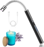 KIDPALACE Usb Plasma Rechargeable Electric Metal Gas Lighter For Kitchen, Pooja Room, Candles, Bbq, Multi Purpose – 360 Degree Flexible & Windproof (Multicolor)