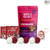 Open Secret Christmas Gift Hamper | Combo of 10 items – brownie, christmas tree balls, santa keychain, christmas card | Gifts, Gifts for Christmas, Corporate Gifts, Secret Santa Gifting