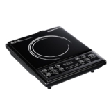 Amazon Basics AB-ICT-CB-1900 1900 Watts Induction Cooktop | LED Display, Overheat Protection and 6 Autocook Functions | Energy Efficient with Auto Shut-off | Black