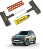 Auto Addict 6 Pieces Car and Bike Auto Tubeless Tire Tyre Puncture Repair Tool Kit Safety 3 Strip for Exter