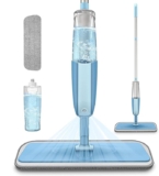 Stainless Steel Microfiber Floor Cleaning Spray Mop with Removable Washable Cleaning Pad and Integrated Water Spray Mechanism,360 Degree Easy Floor Easy Cleaning NJ2 (‎‎Multi.X-2)