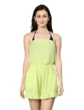 oxolloxo Scoure Printed Off -Shoulder Women Beachwear Dress