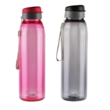 CELLO Athlete Bottle with Flip Top Lid, 800ml, Set of 2 | Assorted | Break & leak proof | Freezer Safe | Easy to carry loop | Ideal for Gym, Office, Trave