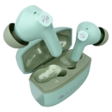 Zebronics PODS 141 in-Ear Wireless Earbuds, Upto 35 Hrs Backup, Dual EQ, Quad MIC ENC, 10mm Bass Drivers, Rapid Charging, Bluetooth, Dual Pairing, Flash Connect, Low Latency Gaming (Green)