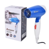 SHINON SH-1270 Professional Hair Dryer 1400 Watts Silky Shine Hot and Cold Lightweight and Foldable Hair Dryer, Blue