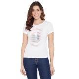 Marvel Women’s Graphic Print Regular Fit Round Neck Short Sleeves T-Shirt
