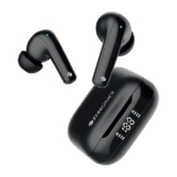 ZEBRONICS PODS K2 in-Ear Wireless Earbuds, Upto 40 Hrs Backup, Dual EQ, Quad MIC ENC, 10mm Bass Drivers, Fast Charging, Bluetooth, Flash Connect, 40ms Low Latency Gaming (Black)