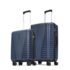 Kamiliant by American Tourister 3 Pc Harrier Edge 8W Set 56 Cm, 68 Cm & 78 Cm – Small, Medium & Large Polypropylene(PP) Hardside 8 Wheels Spinner Luggage Set/Trolley Bag Set (Light Blue)