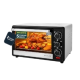 Cadlec Ovnix Multi-Function OTG for Kitchen, 28 Litre, 1500W, Oven Toaster Griller, Adjustable Temperature & Timer, Rotisserie, Bake, Grill & Toast, Oven for Baking – Black