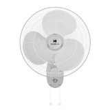 Havells Sameera 400mm Wall Mounted Fan | High-Performance, Wall Fan for Kitchen & Home, Smooth Oscillation, 100% Copper Motor | 3-Speed Control, 2-Year Warranty | (Pack of 1, White)