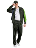 FTX Mens Solid polyester sports Regular fit Track suit for men| Jacket & Track pant Set for men