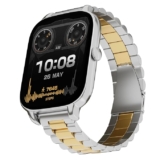 Vibez Majestic Luxury Smartwatch for Women & Men – Stainless Steel Strap, 1.83″Display, High Resolution, 60 Sports Modes,100+ Watch Faces, Long Battery & Bluetooth Calling Smart Watch for Women & Men