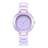 Titan Purple Ceramics Purple Dial Analog Ceramic Strap Watch for Women-NS95189KC06