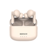 GIZMORE AEROPOD 858 ANC + ENC in Ear TWS with 4 Mic, 50 Hours Playtime |Game Mode | BT v5.3 | Crystal Clear Calling | 36Db Quite Sound | Voice Assistant & Type-C Fast Charging Earbuds (Biege)