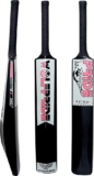 Retro Plus Pink & Black Black Hard Plastic Cricket Bat Size 8N (34″X4.5″)