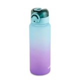 CELLO Buzz Large Sipper Water Bottle, 1160ml Sea Green Purple | Leakproof, Easy to Carry, Lightweight | Gym Straw Water Bottle For Fitness, Office, School, Sports & Outdoor Hydration