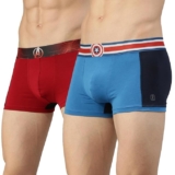 Zoiro Men’s Marvel Character Cotton Trunk Combo Pack