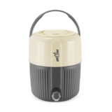 Milton Kool Pristine 12 Insulated Plastic Water Jug, 11 litres, Grey | Food Grade | Easy to Carry | BPA Free