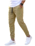ANNI Designer Men Cargo Pants Cotton Solid | Cargo Pants for Men | Mens Cargo Trouser | Multi Pocket Cargo Pant Regular Fit | Casual Stylish Bottom Wear for Mens Comfortable Clothing