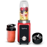 Lifelong Nutri Blender for Smoothies and Juices 500 Watts with 2 Jars – 100% Copper Motor Mixer Grinder, Blender & Smoothie Maker for Kitchen – Blender for Fruits & Vegetables – Stainless Steel Blades