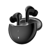 Fire-Boltt Fire Pods Aero TWS Ear Buds Custom EQ, Wireless Bluetooth 5.4, 50H Playtime, 50ms Low Latency, Fast Charging Case, App Support, Touch Controls, IPX4 Waterproof, Gaming & Music- Black