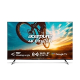 Acerpure 165 cm (65 inch) Swift Series UHD LED Smart Google TV AP65UG51ASFTD Model (Black)