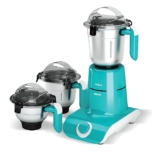 Havells Maxx TUFF Heavy Duty 900 Watts 3 Jar Mixer Grinder, Ball Bearing Copper Motor, 22000 RPM, Large Size Break Resistant Jars with Flow Breaker, 5Years Motor Warranty (White/green)