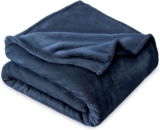 VAS COLLECTION? Premium Plush Single Blanket | 300 GSM Lightweight Cozy Soft for Bed, Sofa, Couch, Travel & Camping| 150×220 cm or 60X86 inches | Blue | Polyester