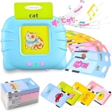 Graphene Colorful Double-Sided Flash Cards, Rechargeable Montessori Educational Cards, Interactive Learning Toys for Kids,224 Words Develop Language Skills Best Gift for Boy Girl