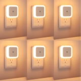 One94Store Plastic Smart Motion Sensor LED Light Bulb with Automatic On/Off and Dimmable Warm White Glow,Energy Efficient 7W LED Bulb for Home,Stairs,Kitchen,Bathroom,Wardrobe Lighting,Pack of 6