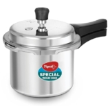 Pigeon by Stovekraft 12736 Aluminium Pressure Cooker 3 litre Non Induction Base Outer Lid (Silve