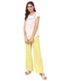 Marks & Spencer Womens Printed High Rise Regular Fit Trouser