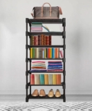 HEGZI Book Shelf, Book Shelf for Home Library, Multipurpose Portable Book Shelf, Unbreakable Material, 7 Layer – Pack of 1