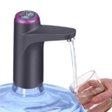 Cozy Blue Water Dispenser, Portable Water Bottle Pump for Universal 3, 4 and 5 Gallon with USB Electric Charging and Automatic Off Switch Black