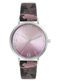 FCUK Analog Purple Dial with Printed Strap Women’s Watch-FK00031B