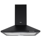 Whirlpool 60cm 900 m3/hr Cassette Filter Kitchen Chimney with 5 Years WARR on Motor | CLASSIC PLUS CF 60 BK HOOD | Black | 3 Speed Push Button Control
