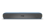 amazon basics X12 16W Bluetooth Soundbar with 1200 mAh Battery | 2X Bass | Up to 10 hrs of Playback | Bluetooth 5.3, Aux & USB Connectivity (Blue)