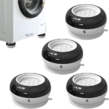 SHITHI Anti-Vibration Pads for Washing Machine with Suction Cup – 4 Pcs Shock & Noise Cancelling Support Feet Anti-Slip, Anti-Walk Rubber Pads