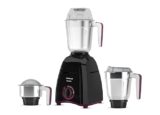 Havells KLASSIC 750W 3 Jar Mixer Grinder, 304 Rust Resistant SS Blades |Bigger Size Jars with break Resistant polycarbonate Transparent Lids with Hands free Twist & Lock Mechanism (Black)