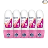 Rexona Powder Dry Underarm Roll-On Deodorant for Women | 72 Hours Long-Lasting Odour Protection | 0% Alcohol, Safe on Skin | 25ML (Pack of 5)