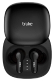 truke Buds S2 Lite True Wireless Made in India Earbuds with MEMS Quad-Mic ENC, 48H Playtime, 10mm Real Titanium Speaker, Gaming Mode, Type-C Fast Charge, AAC Codec, BT 5.1, IPX4 (Black)