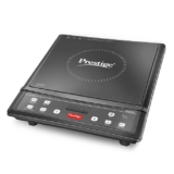 Prestige Iris Eco 1200 Watts Induction Cooktop | 4KV Surge Protection | 7 Preset Indian Menu Options & Timer | Soft Touch Button |Easy to Clean | Portable | Black | 1Y Warranty | BIS